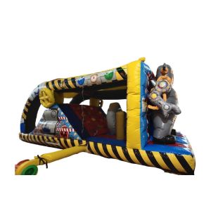 Customizable Inflatable Obstacle Course with Quadruple Stitching and Fireproof