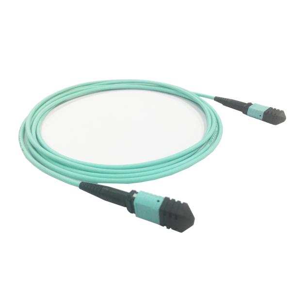 Buy cheap Elite Multimode OM3 50/125, Plenum OFNP Type B MPO Patch Cord 3m 10ft MTP-12 PC Female To MTP-12 PC Female from wholesalers