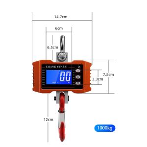 LCD Display Hanging Crane Balance with 500kg Capacity and Professional