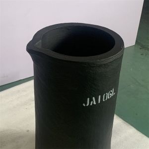 Silicon Carbide Graphite Silver Casting Crucible Black Smooth