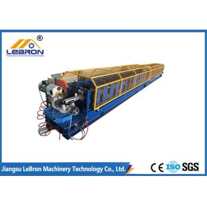 Buy cheap PLC control system Metal Downspout Roll Forming Machine2018 new type Blue color long time service from wholesalers