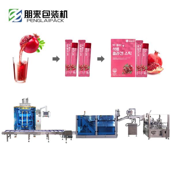 Buy cheap Liquid / Granule Ketchup Sachet Packing Line Machine Automatic Multi Lane from wholesalers