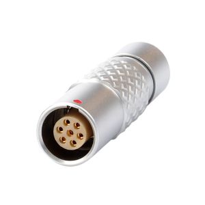 Buy cheap 7Pin Z4 B Series Circular Waterproof Connector Floating Socket Safe push-pull self-locking system from wholesalers