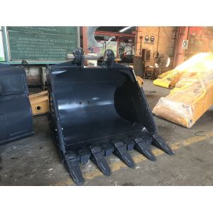 Standard Capacity 1.2 cum Excavator Heavy Duty Bucket For Dig Rock