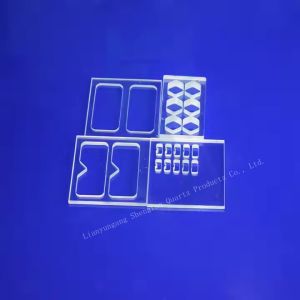 Buy cheap Custom Corrosion Resistant Transparent Quartz Punched Sheet from wholesalers