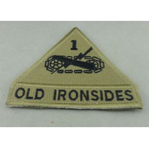 Buy cheap Old Ironsides Custom Embroidery Patches American Police Woven Patches from wholesalers