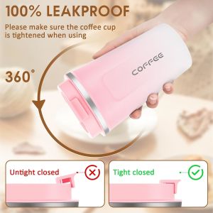 Buy cheap 12oz Double Wall SS Vacuum Insulation Cup With Leak Proof Lid Reusable Frosted Coffee Mug from wholesalers