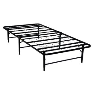 Black Steel Wire Folding Single Bed Base with Convenient Foldability
