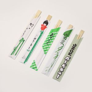 Buy cheap Custom Printed One off Bamboo Chopsticks in Paper Envelope from wholesalers