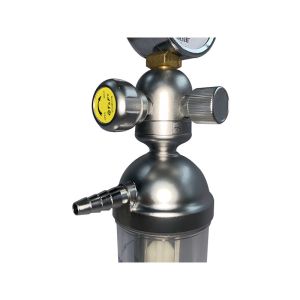 Stainless Steel Hospital Oxygen Flow Meter With Humidifier Multiple Assembly