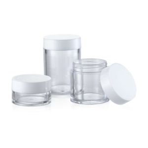 5g 10g 15g 20g Volume Colorful Lids Cosmetic Cream Jar with Design and PS Cap