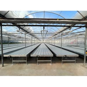 Buy cheap Hydroponics Growing System Greenhouse Benches 4x8 Rolling Grow Tables from wholesalers