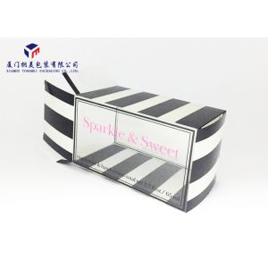 Buy cheap Rectangle Shape Clear Front Window Custom Printed Clear PET Box 17.5*9.5*10cm from wholesalers