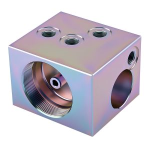 Buy cheap High Precision CNC Machined Hydraulic Manifold Block with ISO 9001:2015 Certification and 100% Hydraulic Function Testing from wholesalers