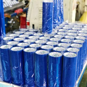 Buy cheap Dark Blue Custom Self Adhesive Logo Coloured Tape With Logo from wholesalers