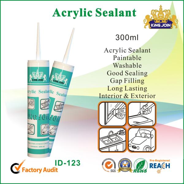 Buy cheap Neutral Cure Acrylic Silicone Sealant Glue , Mildew Resistant Sealing Joint from wholesalers