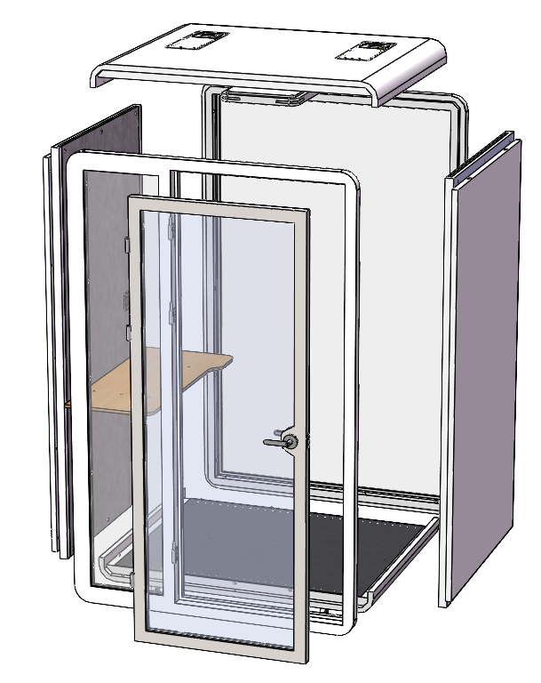 Buy cheap Multi-functional Portable Soundproof Booth and Sleeping Pod with Customizable Features from wholesalers
