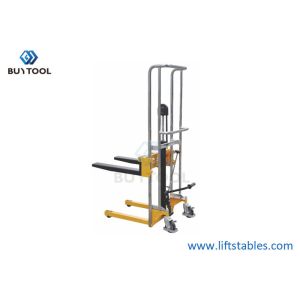 PJ4150 Hydraulic Manual Forklift Stacker 400kg 1000kg 1500kg Work Positioner