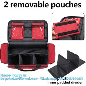 Buy cheap Emergency Responder Trauma Bag Empty, Professional First Aid Kits Storage Medical Bag With Inner Dividers Anti-Scrat from wholesalers