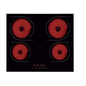 Buy cheap Framless 4 Zone Touch Control LED Ceramic Glass Induction Cooktop product