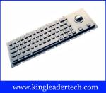 IP65 Cherry Keyswitch Panel Mount Kiosk Mechanical Keyboard With Trackball