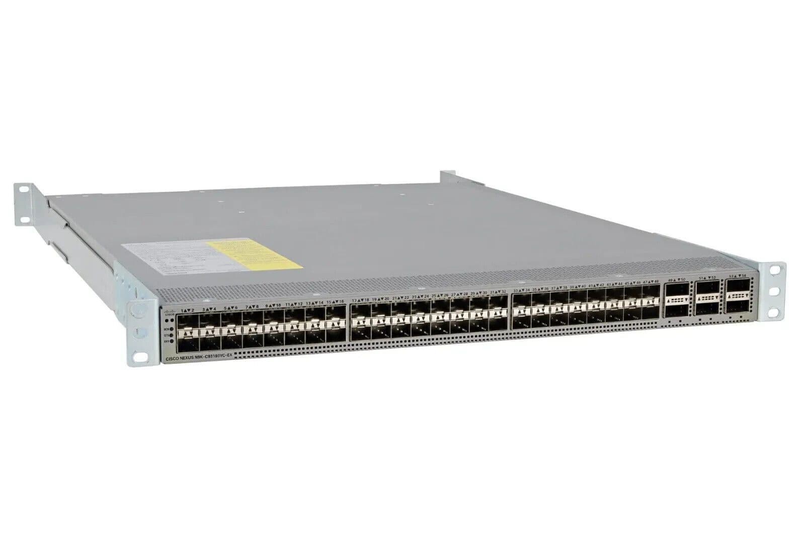 Buy cheap N9K-C93180YC-FX Cisco Nexus 9300 With 48p 1/10G/25G SFP+ And 6p 40G/100G QSFP28 MACsec And Unified from wholesalers