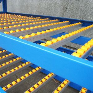 Gravity Roller Shelving Carton Flow Rack for Assembly Line 200-1000kgs/level