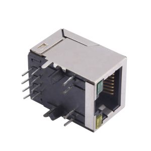 Buy cheap 4 Columns RJ45 Modular Jack with 8 Contacts and Gold Contact Plating for Secure Network Connections from wholesalers