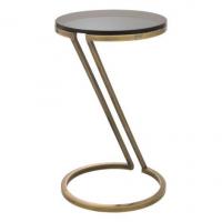 Buy cheap Living Room Coffee Table With Steel Base Polished Pedestal Wood Top ISO9001 product