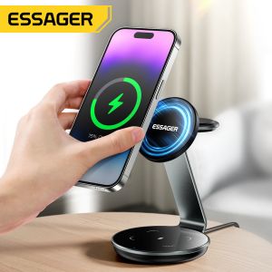 ESSAGER OJD-102 Series 3 In 1 Charging Stand Wireless Charging Pad USB C
