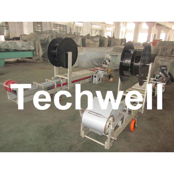 Buy cheap 2” * 3”, 3” * 3” Round Custom Portable Downspout Forming Machine for Rainwater Downpipe from wholesalers