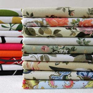 Buy cheap Natural Cotton Fabric / 16OZ Cotton Canvas With Nice Flower Printing from wholesalers