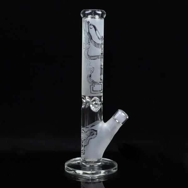 Quality 12inch Clear Straight Tube / Borosilicate Percolator Ice Bong for sale