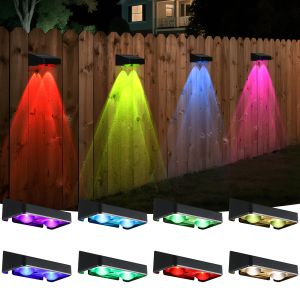 Buy cheap Warm White Patio Doors Fence Deck Garden Lighting Waterproof Small Step Lamp Outdoor Solar up and Down Wall Lights from wholesalers
