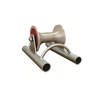 Buy cheap 10KN Galvanized Nylon Sheave Cable Pulling Pulley from wholesalers