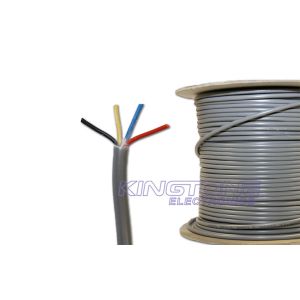 Buy cheap 1 Pair Mylar Screened Security Cable 0.22mm2 Stranded Copper Conductor in Gray from wholesalers