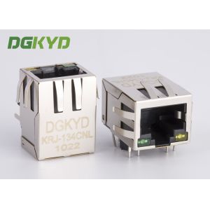 Buy cheap Net Bridge RJ45 Connector With Lan Filter 10 / 100 Base Side Entry Factory Customized from wholesalers
