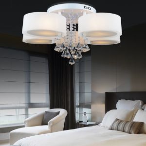 Buy cheap Round crystal ceiling lamp with Acrylic Lampshade for Indoor home Lighting Fixtures (WH-CA-38) from wholesalers
