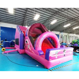 1000D PVC Commercial Combo Bounce House Playground Doll Bouncy Castle
