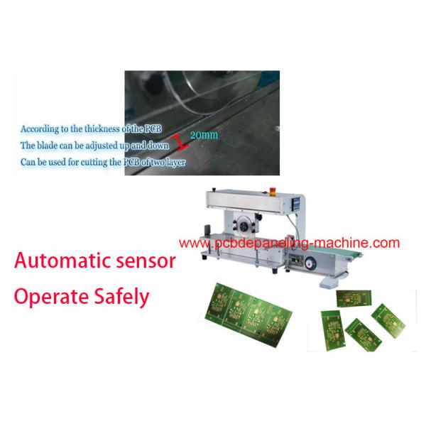 Double Side PCB Depaneling Tool 4.0mm Thick With Electronic Eye Safe Sensor