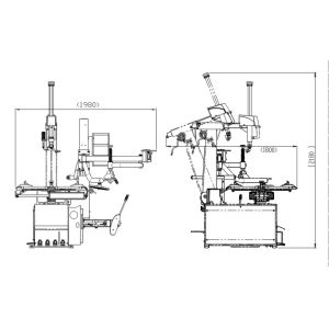 Buy cheap Techviewer Automatic Tyre Changer Machine Tire Changing Machine Manufacturer from wholesalers