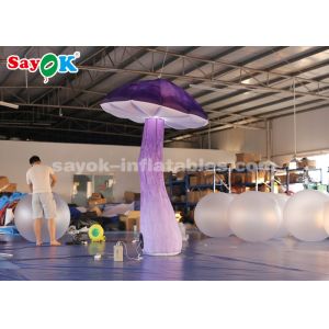 Buy cheap Amazing 2.5m  Inflatable Lighting Decoration Hanging Mushroom With Blower from wholesalers