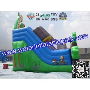 Buy cheap Custom Animal Inflatable Slide / Inflatable Dry Slide with Fire Resistant from wholesalers