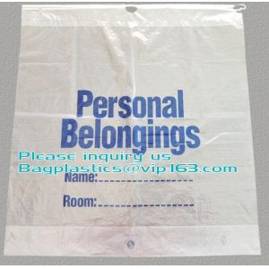 Buy cheap Biodegradable Drawstring Patient Belongings Bag,Manufacturer of Patient Belonging Bag with Rigid Handle OEM Available from wholesalers