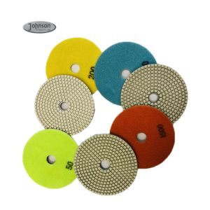 Buy cheap 100mm 5" Granite Wet Stone Polishing Pads Various Size from wholesalers