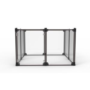 Buy cheap Rectangular Design Portable Pet Fences Clear Dog And Cat Playpens product