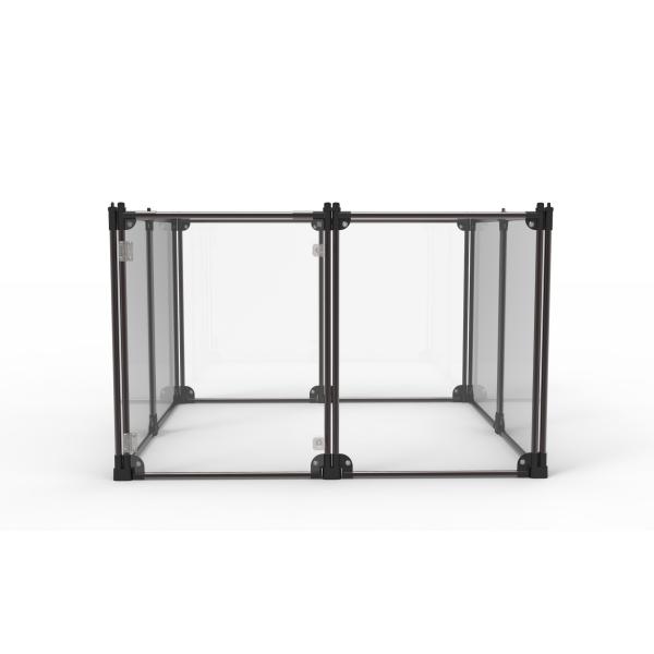 Buy cheap Rectangular Design Portable Pet Fences Clear Dog And Cat Playpens from wholesalers