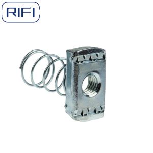 China Hot Dip Galvanized Stainless Steel Unistrut With Spring Nut And Coating on sale