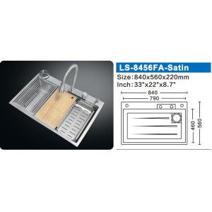 Buy cheap Rain Waterfall Stainless Steel Kitchen Sink 304SS Undermount Single Bowl from wholesalers