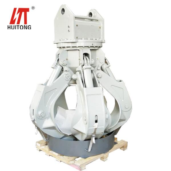 Quality Excavator Orange Peel Grab Hydraulic Grapple Attachment for sale